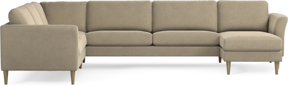 Bridge - Hörnsoffa, 2+3-sits med schäslong höger - Beige