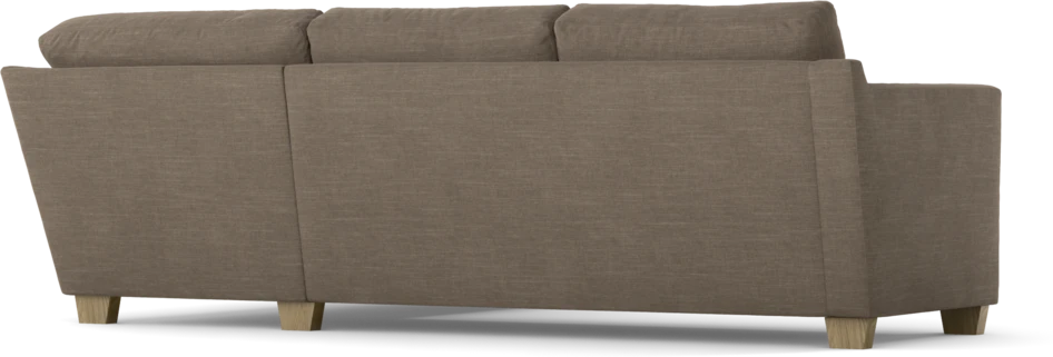 Friday - 2,5-sits soffa med divan höger - Brun