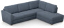 Friday - 2,5-sits soffa med divan höger - Blå