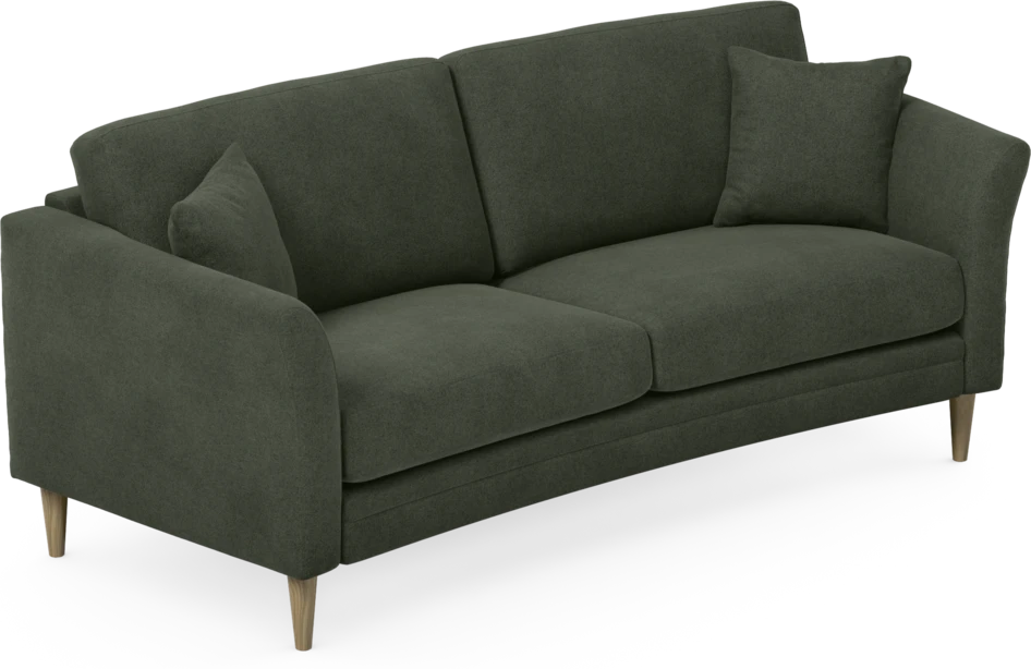 Eden - 2,5-sits soffa svängd - Grön