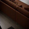 Harper - 3-sits soffa med divan vänster - Orange