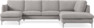 Madison Lux - 2-sits soffa med schäslong vänster och divan höger - Beige