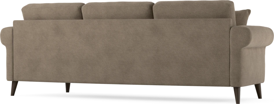 Eden - 3-sits soffa svängd - Brun