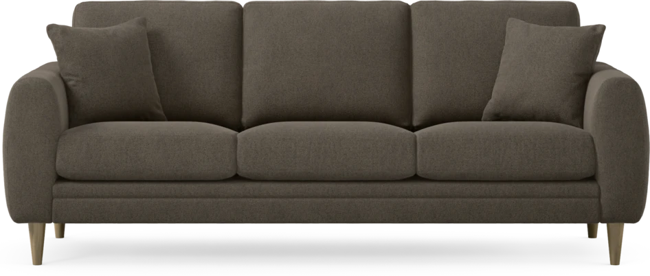 Eden - 3-sits soffa - Brun