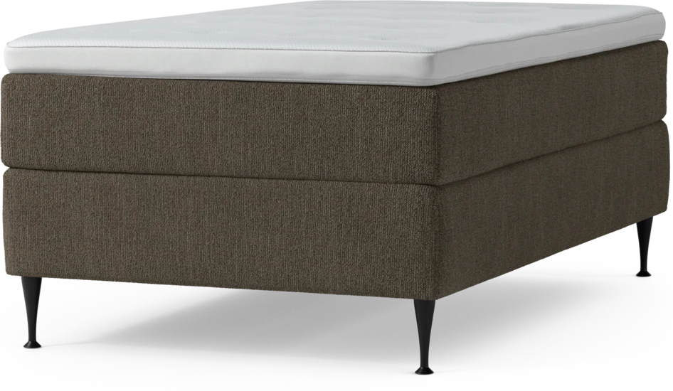 Delux Exclusive - Kontinentalsäng, enkelsäng 120 cm med bäddmadrass och sängben