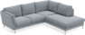 Madison - 2-sits soffa med divan höger - Blå