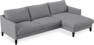 Winston - 3-sits soffa med schäslong, vändbar - Grå
