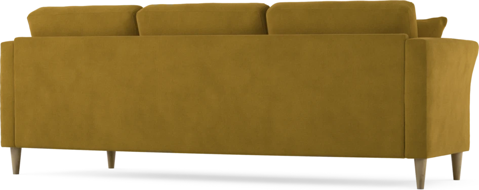 Eden - 3-sits soffa svängd - Gul