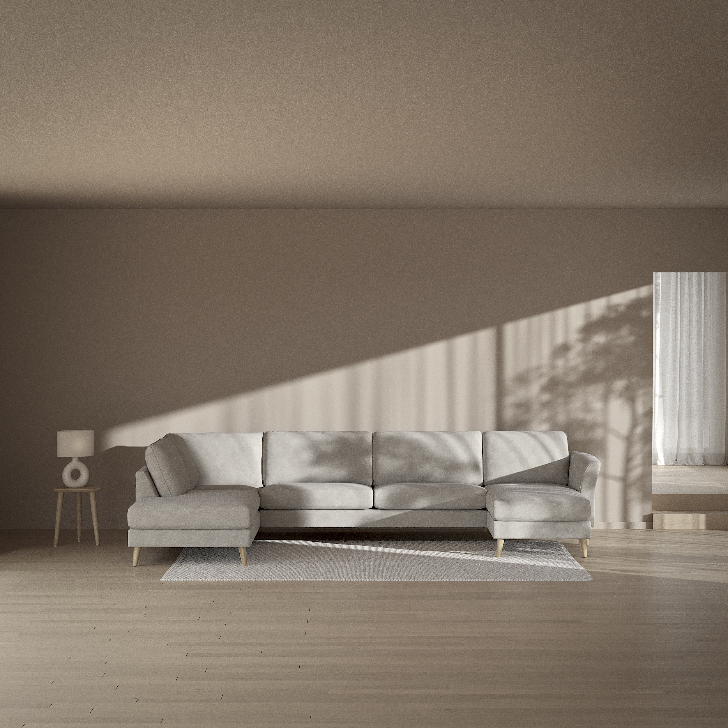 Bridge - 3-sits soffa med divan vänster och schäslong höger - inspiration