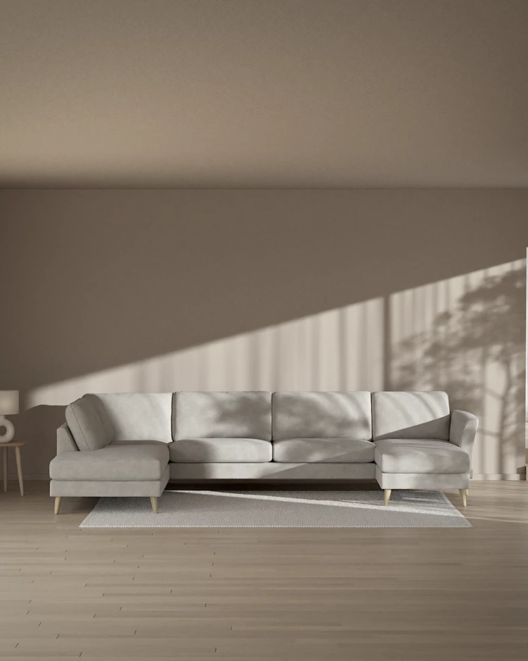 Bridge - 3-sits soffa med divan vänster och schäslong höger - inspiration
