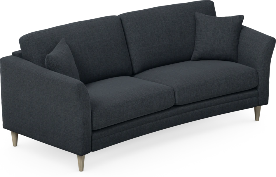 Eden - 2,5-sits soffa svängd - Blå