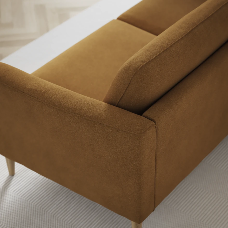 Bridge - 3-sits soffa - Gul