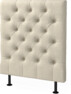 Cape pikerad - Sänggavel låg, , 90-210 cm - Beige