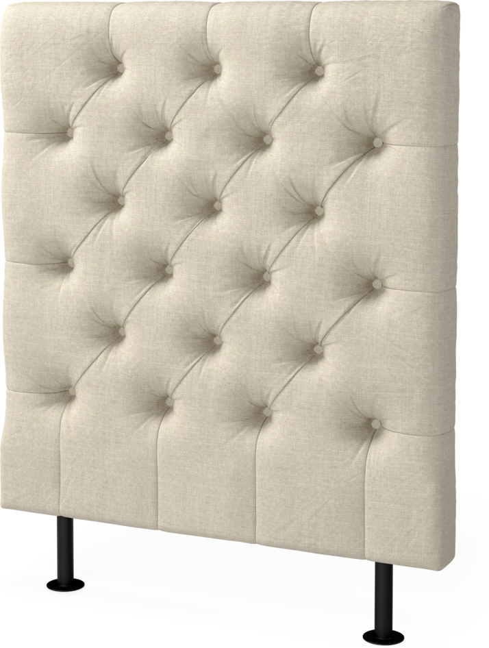 Cape pikerad - Sänggavel låg, , 90-210 cm - Beige