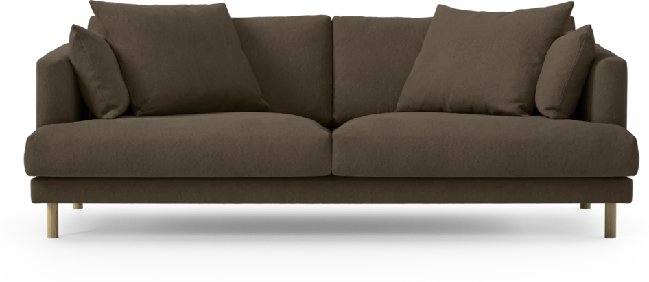 Harper - 3-sits soffa - Brun