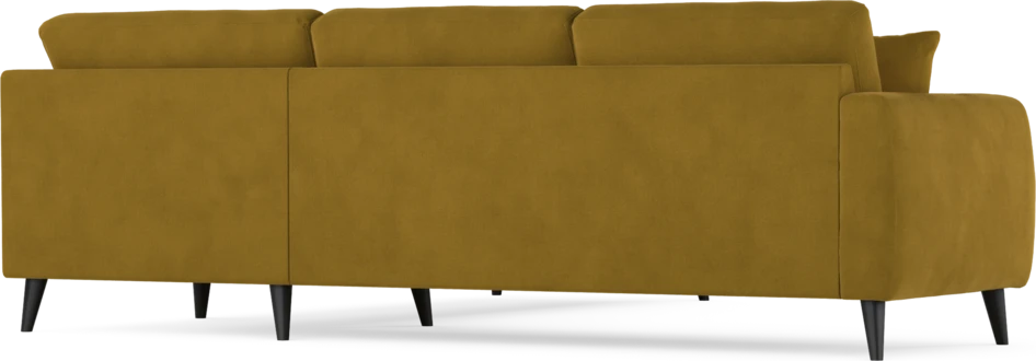 Eden - Hörnsoffa, 2,5+2,5-sits - Gul