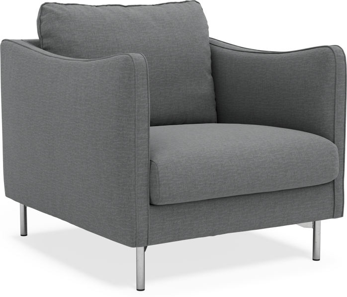 Madison Lux - Fåtölj, 70 cm - Grå