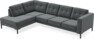 Rio - 3-sits soffa med divan vänster - Grå