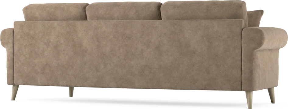 Eden - 3-sits soffa svängd - Beige