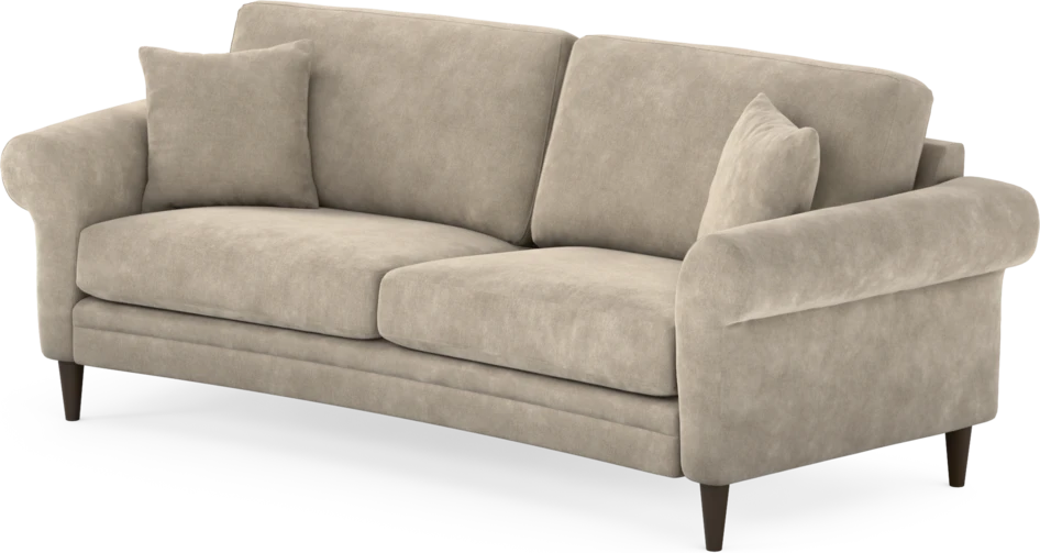 Eden - 2,5-sits soffa svängd - Beige