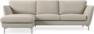 Madison - 2-sits soffa med schäslong vänster - Beige