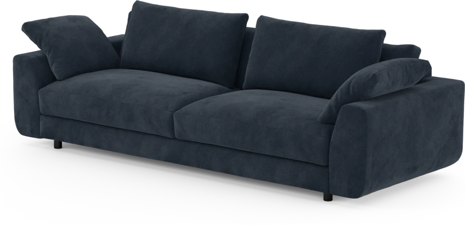 Amie - 4-sits soffa - Blå