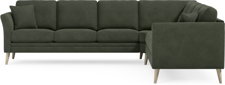 Eden - Hörnsoffa, 3+3-sits - Grön