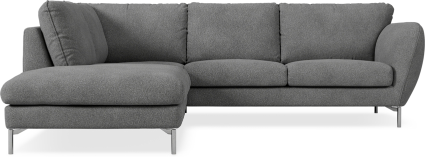 Madison Lux - 2-sits soffa med divan vänster - Vit