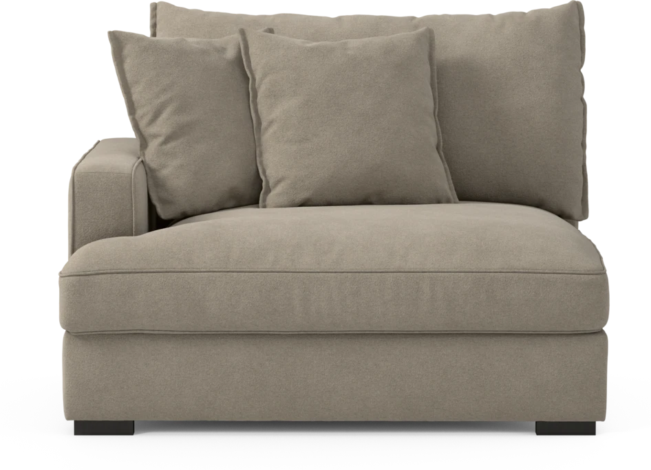 Rossi - 1,5-sits med armstöd vänster - Beige