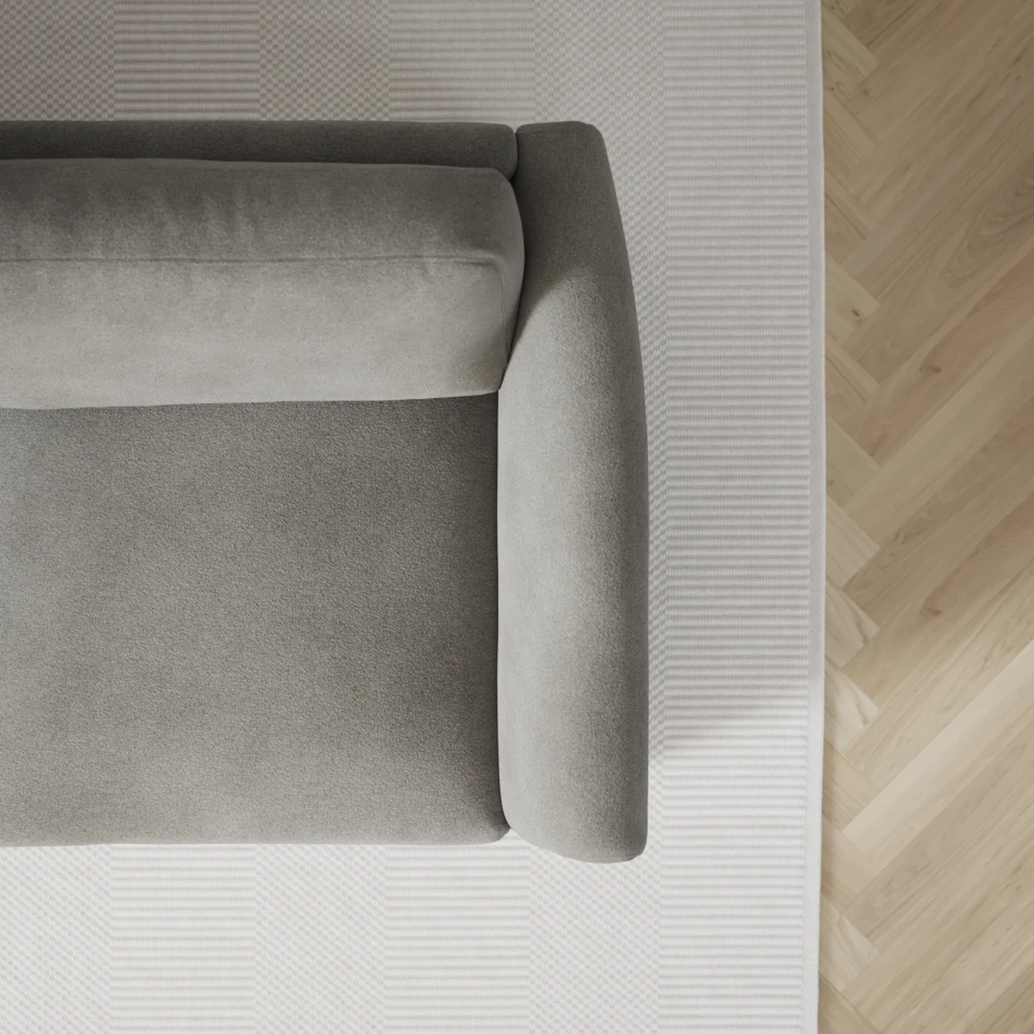 Öland - Bäddsoffa 3-sits, längsbäddad - Grå