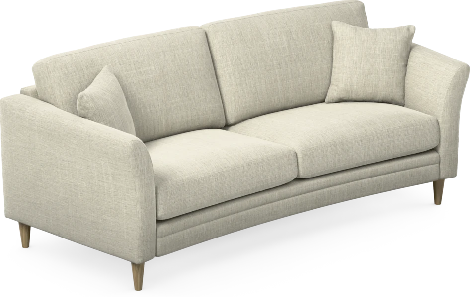 Eden - 2,5-sits soffa svängd - Beige