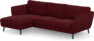 Madison Lux - 2-sits soffa med schäslong vänster - Röd