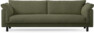 Cherrie - 4-sits soffa, hel dyna, fast klädsel - Grön