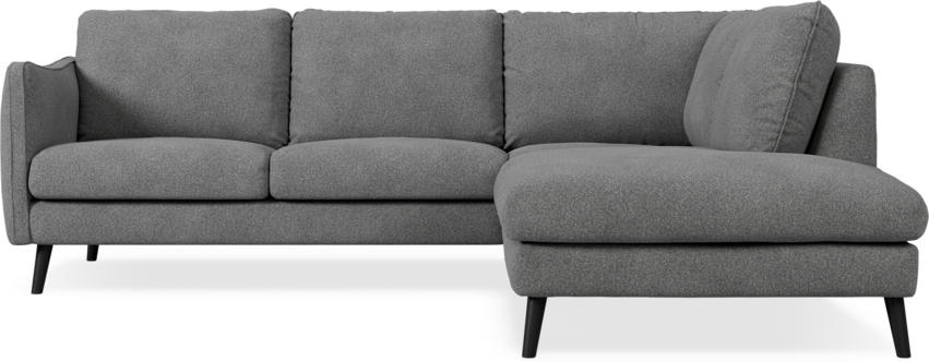 Madison - 2-sits soffa med divan höger - Vit