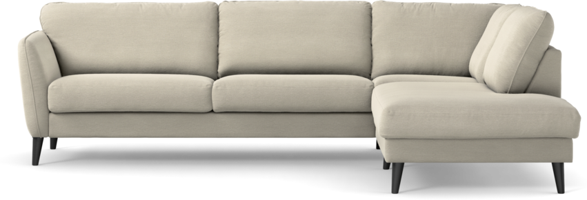 Bridge - 3-sits soffa med divan höger - Beige