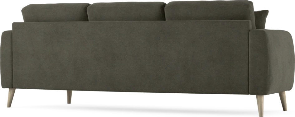 Eden - 3-sits soffa svängd - Grå