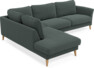 Bridge - 3-sits soffa med divan vänster - Grå