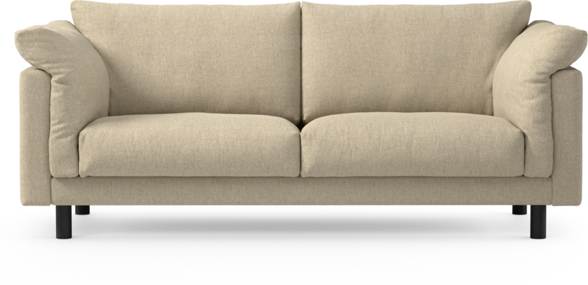 Cherrie - 2,5-sits soffa, fast klädsel - Beige