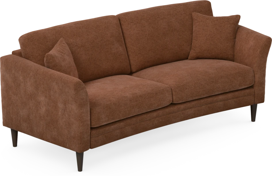 Eden - 2,5-sits soffa svängd - Orange