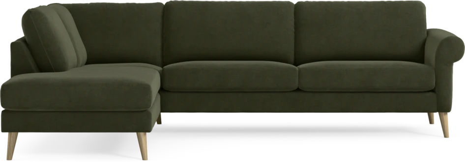 Bridge 3-sits soffa med divan vänster | Mio