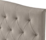 Delux Välvd - Sänggavel, 90-210 cm - Beige