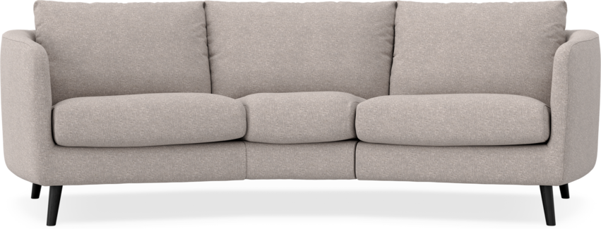 Madison - 3-sits soffa svängd, 70 cm - Beige