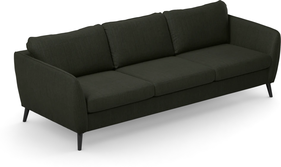 County - 3-sits soffa - Grön