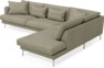 Harper - 3-sits soffa med divan höger - Beige