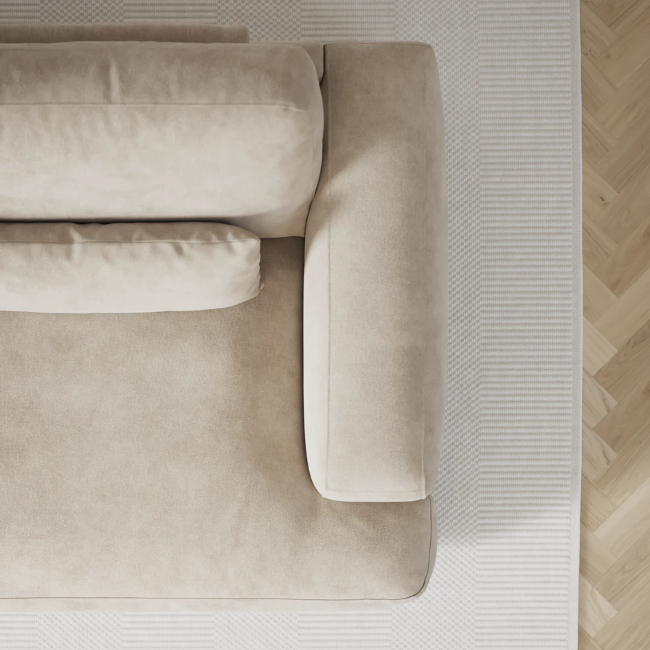 Noma - Fotpall 90 - Beige