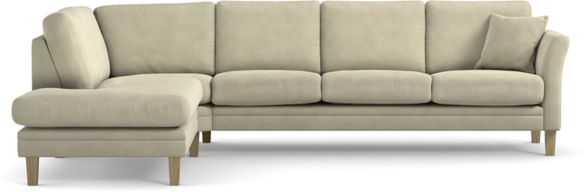 Eden - 3-sits soffa med divan - Beige