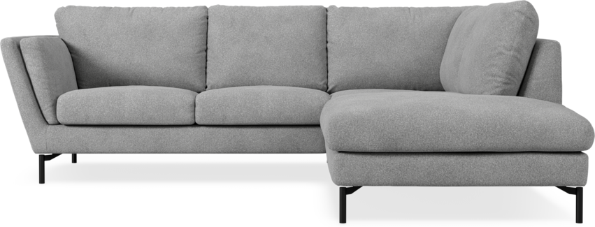 Madison - 2-sits soffa med divan höger - Vit