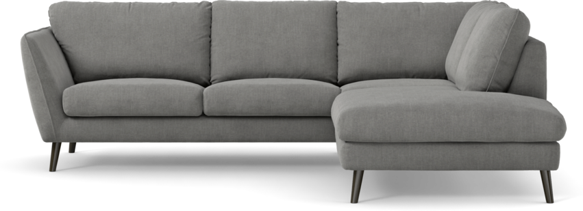 Madison Lux - 2-sits soffa med divan höger - Grå