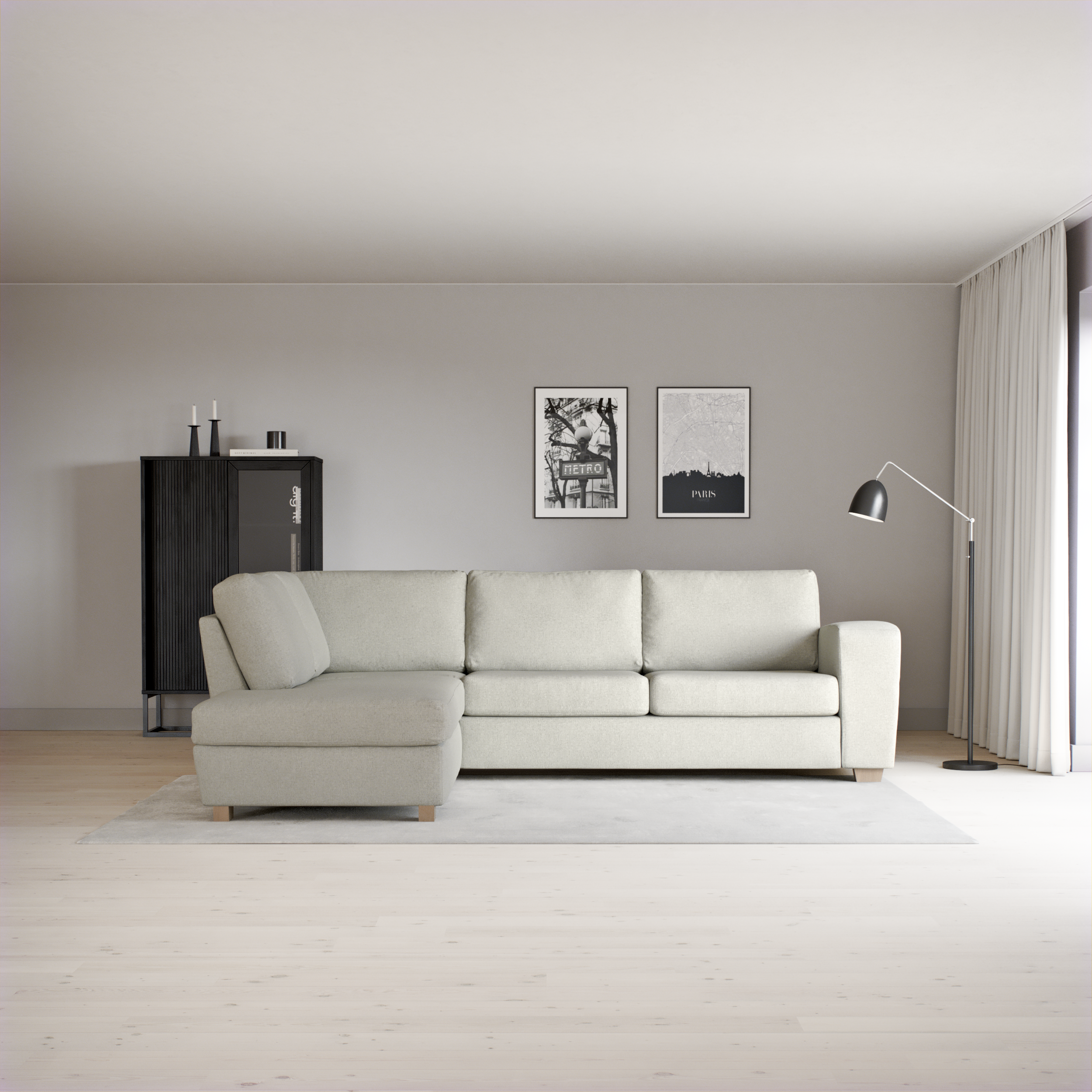 Friday - 2,5-sits soffa med divan vänster - inspiration