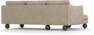 Madison Lux - 2-sits soffa med schäslong vänster - Beige